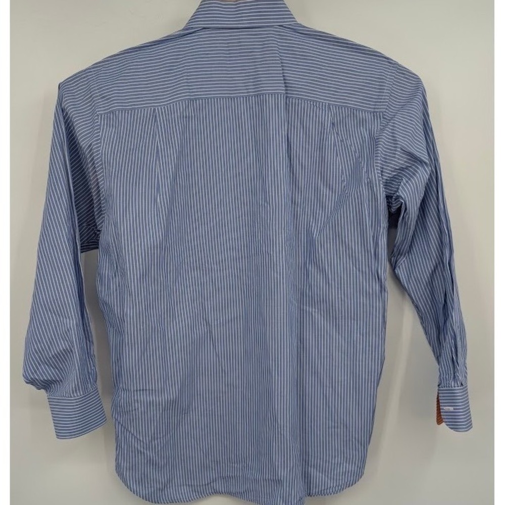 J. McLaughlin Flip Cup Classic Fit Button Front Shirt Stripe Multicolor Men L - Picture 5 of 6